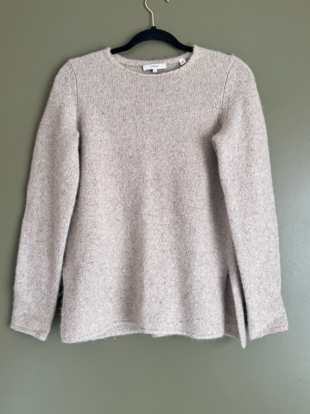 Vince Women's Crewneck Sweater in Heathered Oatmeal